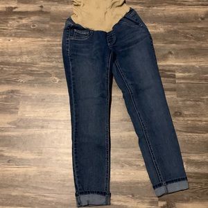 Jessica Simpson maternity crop jeans